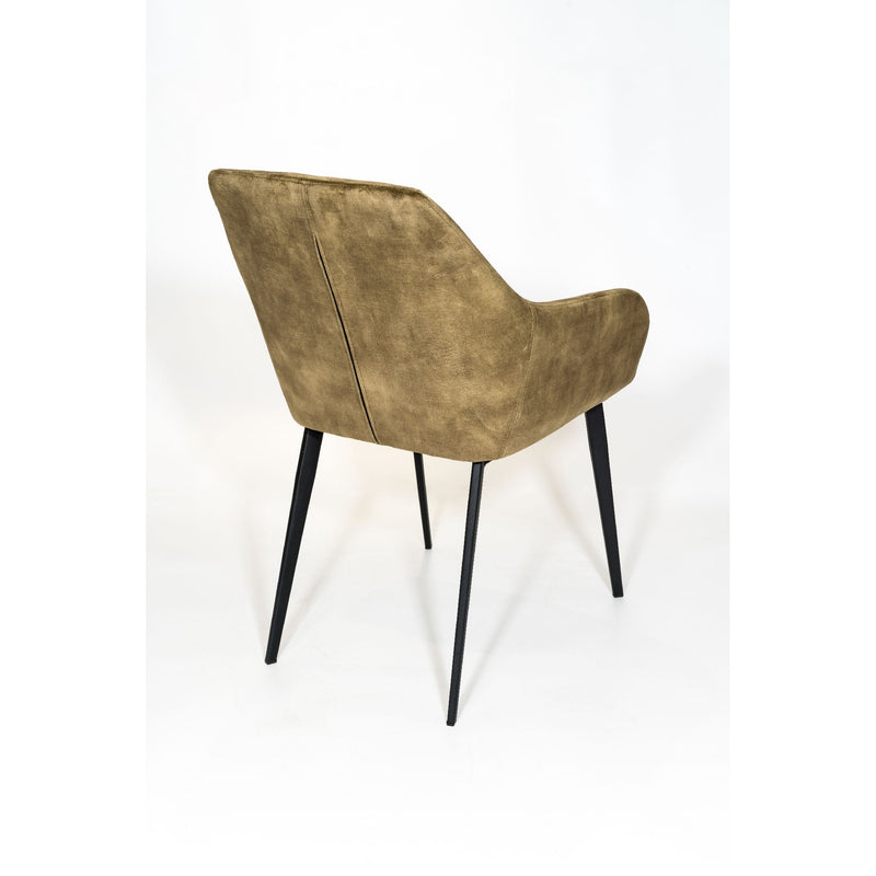 Chaise SOMAN velours Lichen 57x61xH82cm