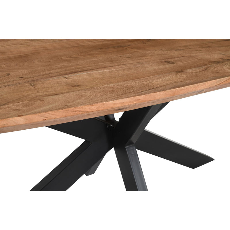 Table REPAS Ellipse SLOT acacia 250x100xH76cm