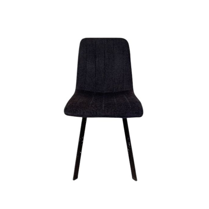 Chaise THER Tissu Noire 45x50xH87cm
