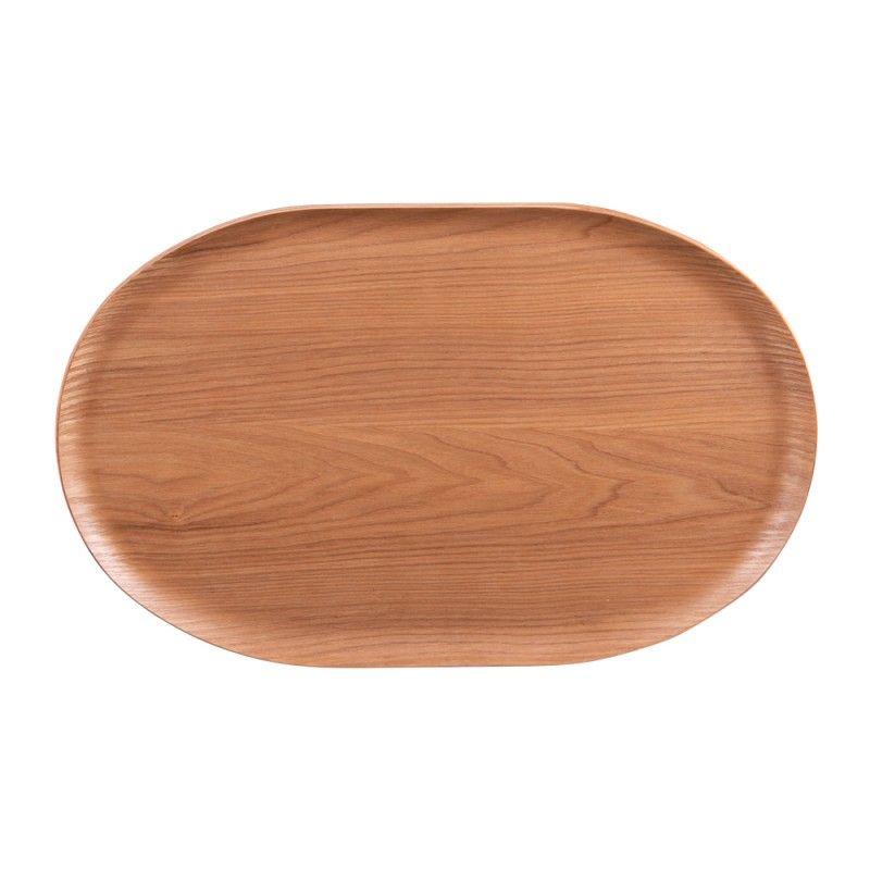 Plateau ovale naturel 40x25 cm