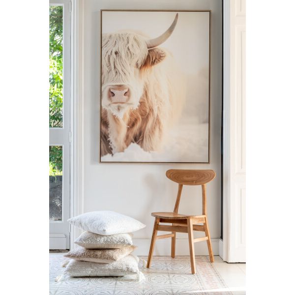 COUSSIN CARRE TISSAGE COTON 45x45cm