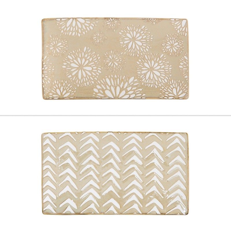 Plateau PENJAB Beige 29x16 cm