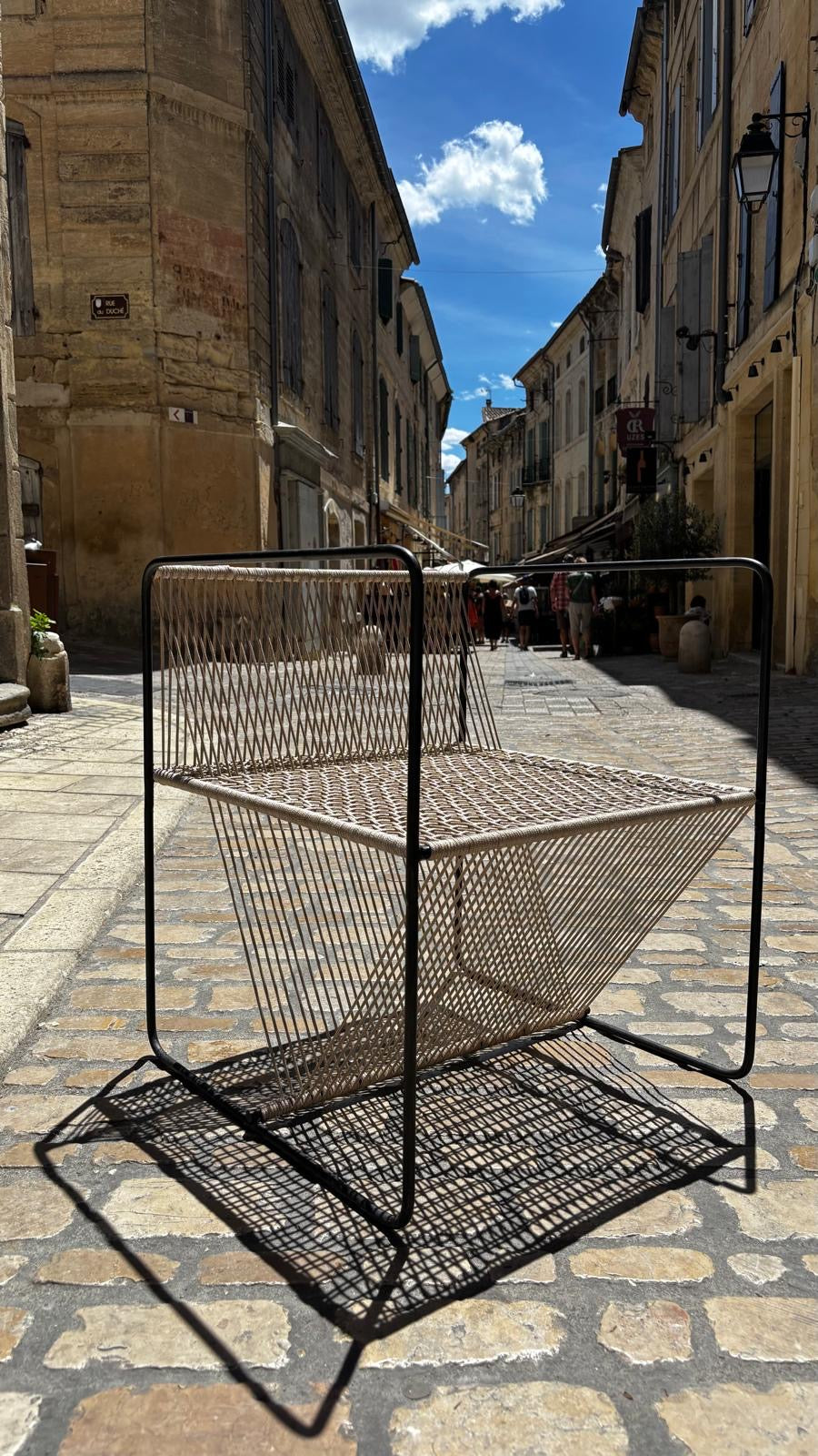 Fauteuil d'extérieur PERTH Beige 60x60xH70cm