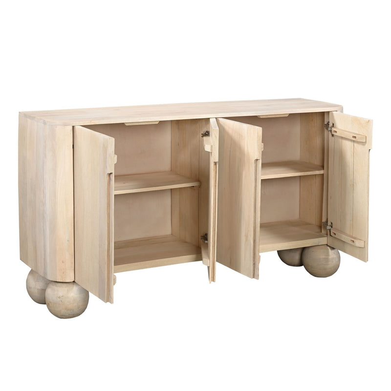 Enfilade CORDOU 4 portes 150x40xH87,5cm