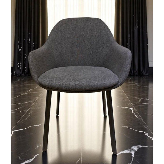 Fauteuil Repas PADE Tissu Gris 60x58xH81cm
