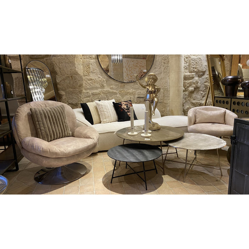 Fauteuil IZOP velours Weimar