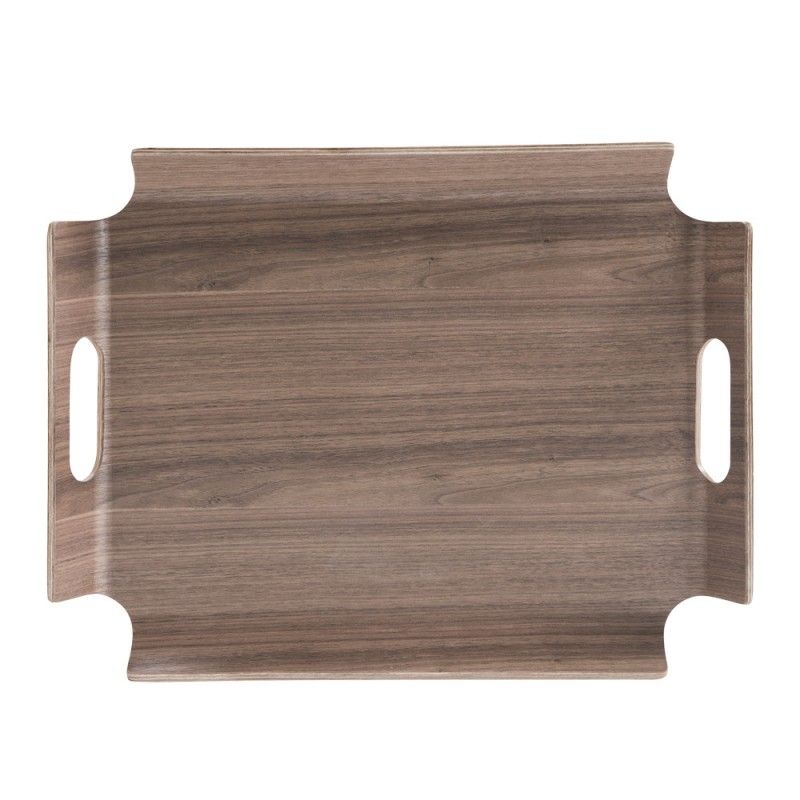 Plateau NOANGLE 44.5x33.5cm Brun