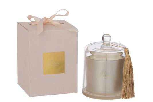 Coffret bougie + cloche Ø11xH15.5 + H45 cm