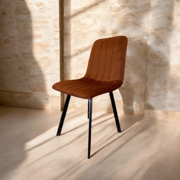 Chaise THER Velours Fox 45x50xH87cm