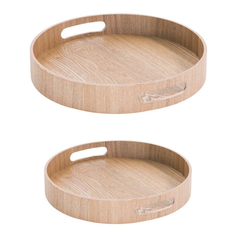 PLATEAU ROND NATUREL 35cm