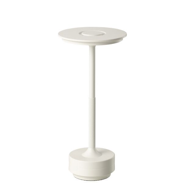 LAMPE LED TOUCH BLANCHE 12.8x12.8x27.8cm