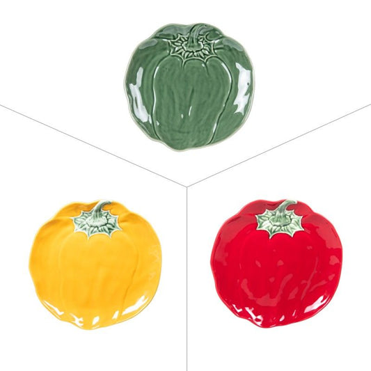 Plat Rond Poivron Ø15 cm