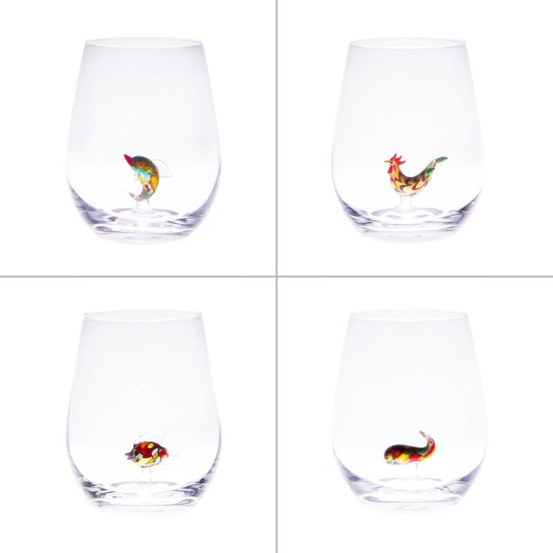 Verre Fantaisie Animaux