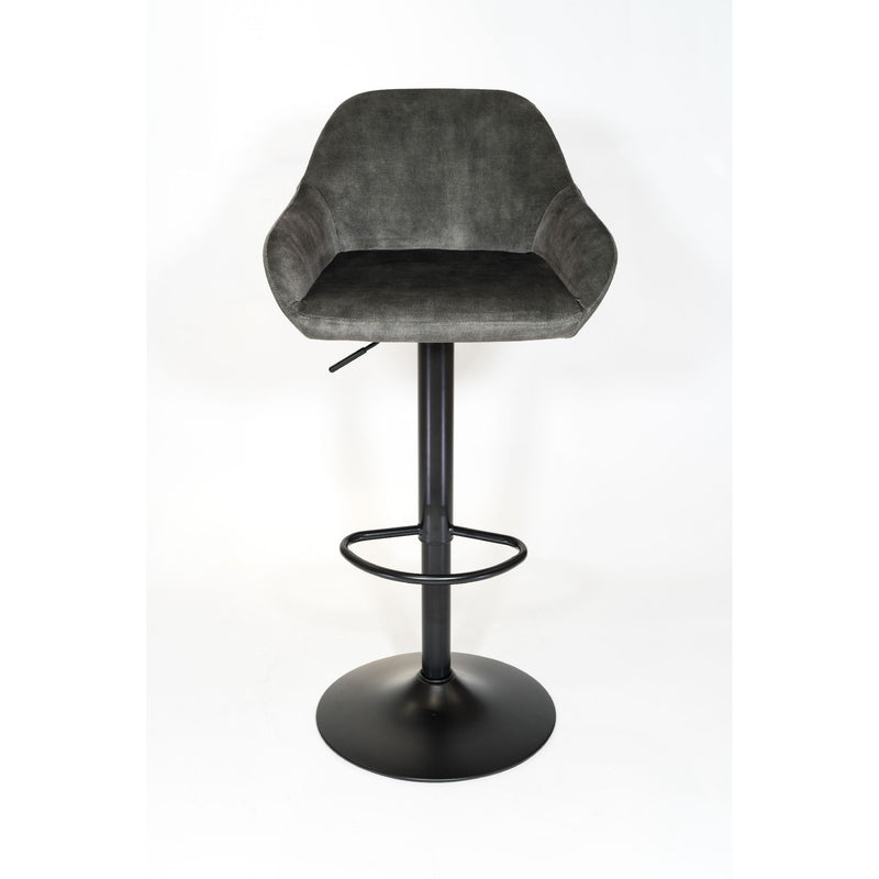 Tabouret de bar soman velours Bronze 51x51xH107cm