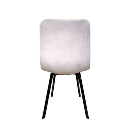 Chaise THER Velours Craie 45x50xH87cm