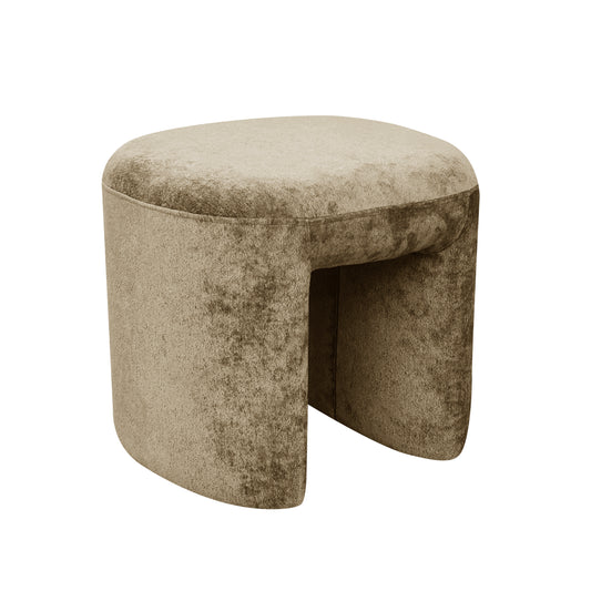 Pouf ARCHE Taupe 46x42,5h40cm