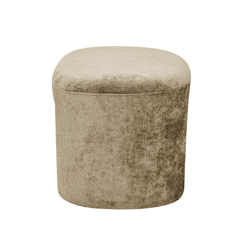 Pouf ARCHE Taupe 46x42,5h40cm