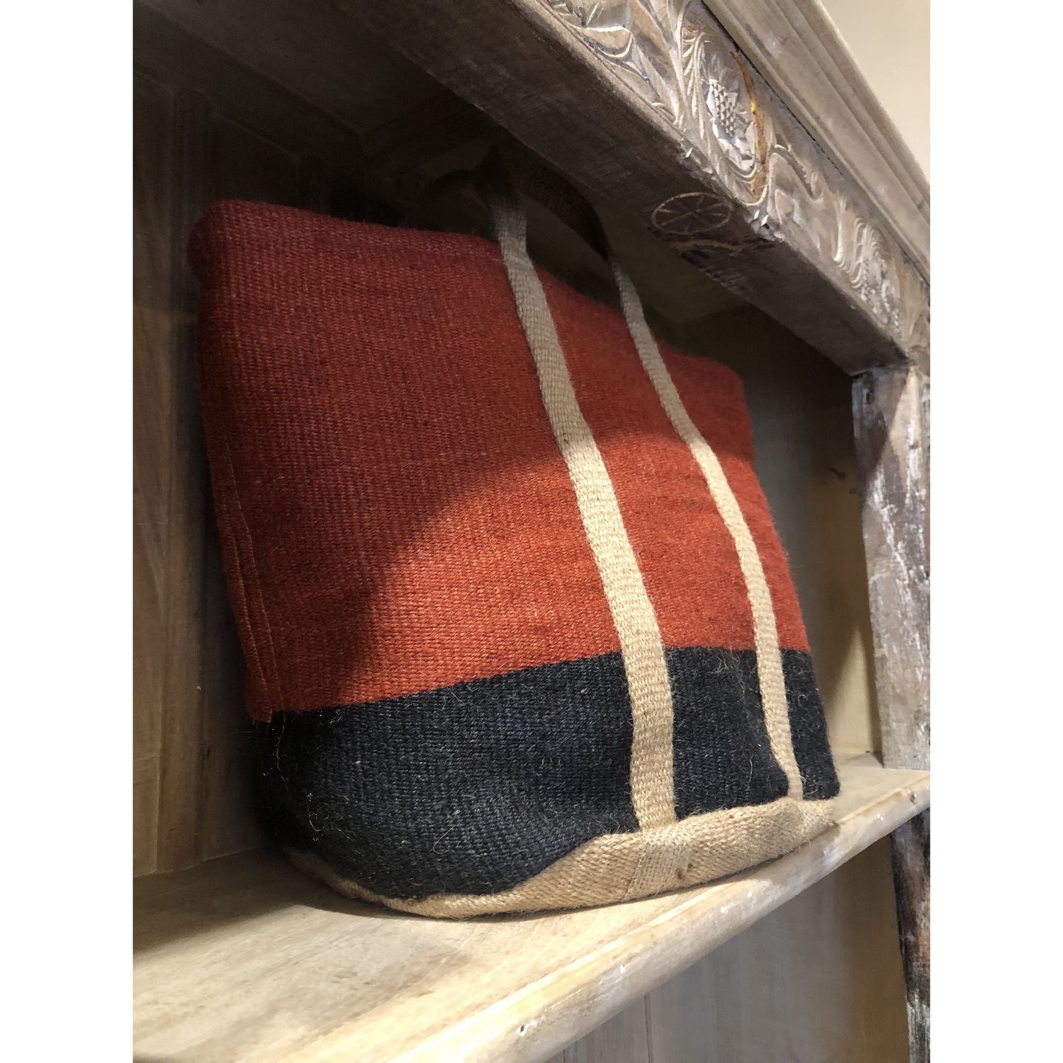 Cabas jute NONO 60x40 h40cm