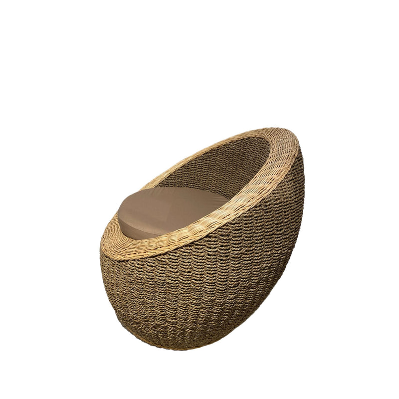 Fauteuil rond Loom 66x82xH75cm