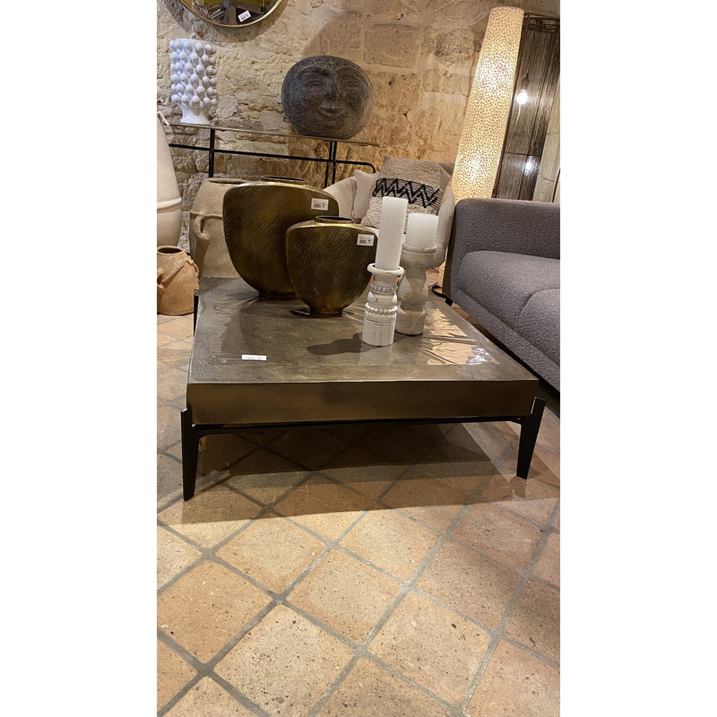 Table Basse PAVE 90x90xH30,5 cm