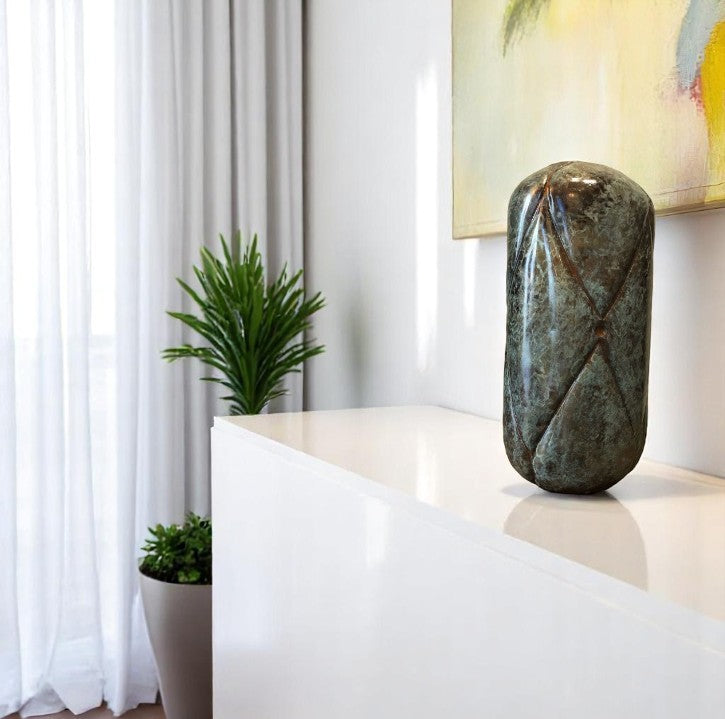 Vase CAPITONNE Cylindre D20xH42cm