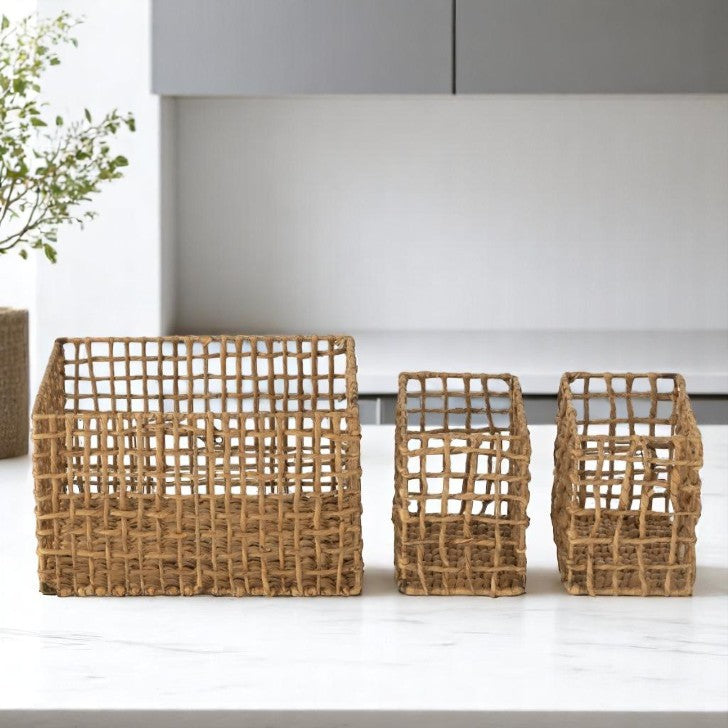 Panier Grille GM Jac Eau Nat 34x40xH24 cm