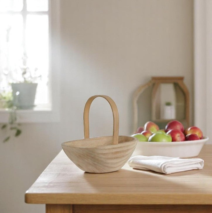 Panier en bois 42,5x38x25cm