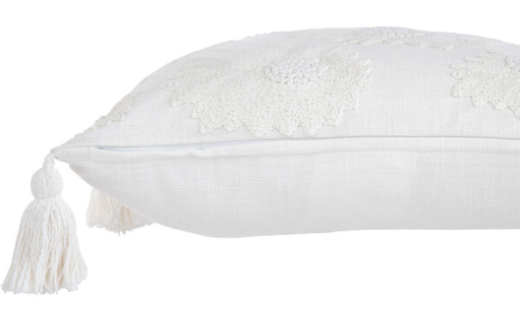 COUSSIN FLEURS+FLOCHES 45x45x15cm