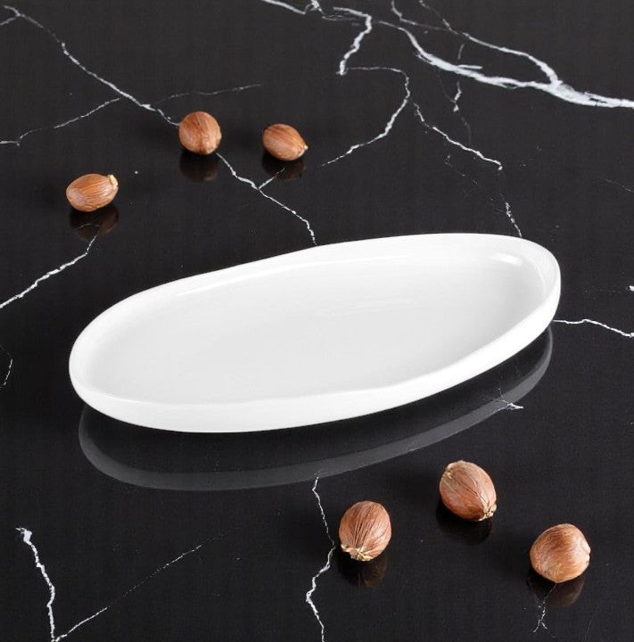 Plat Organic Porcelaine 24x14 cm