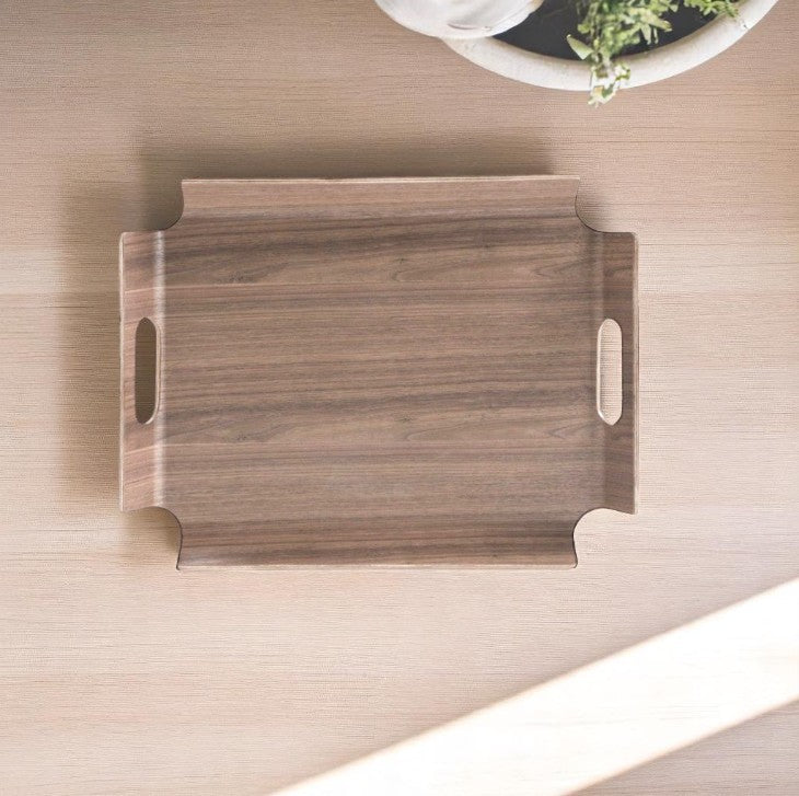 Plateau NOANGLE 44.5x33.5cm Brun