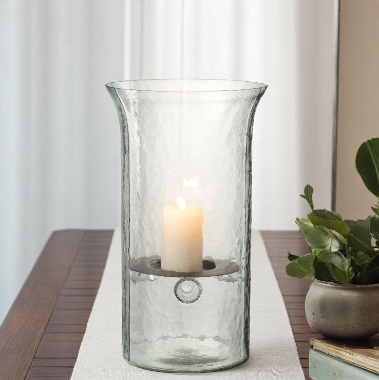 Bougeoir Verre FLOU Ø19xh32,5 cm