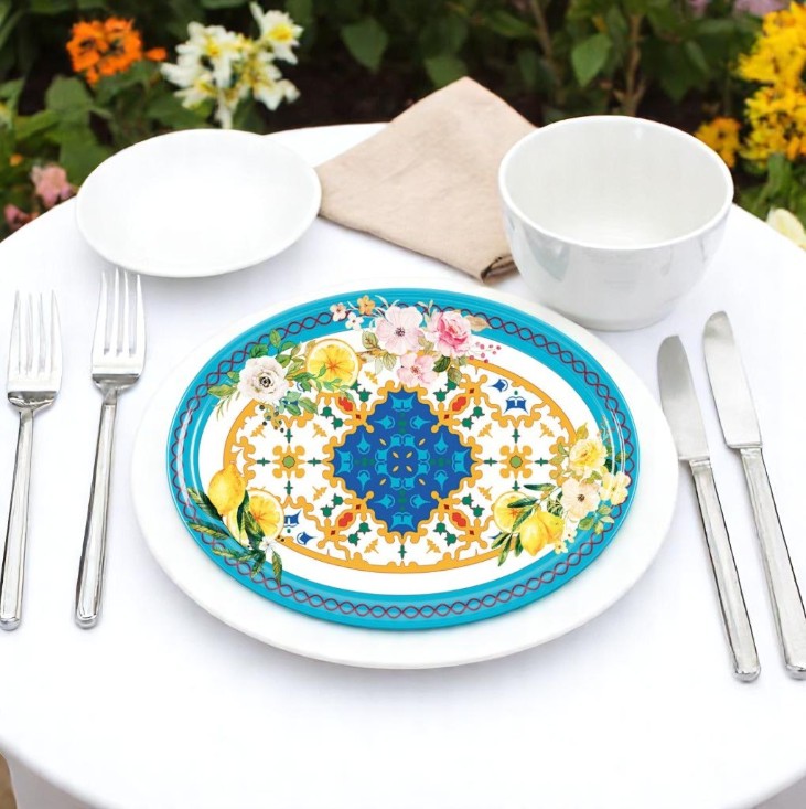 Plateau Oval 50x36 LEMON LIME