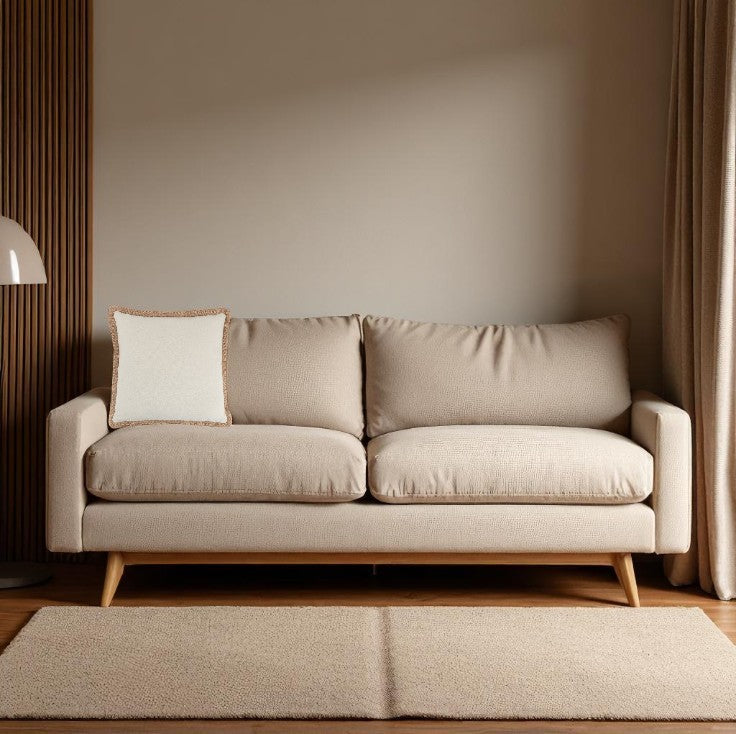 Coussin BOR Beige 49x49 cm