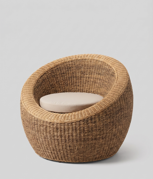 Fauteuil rond Loom 66x82xH75cm
