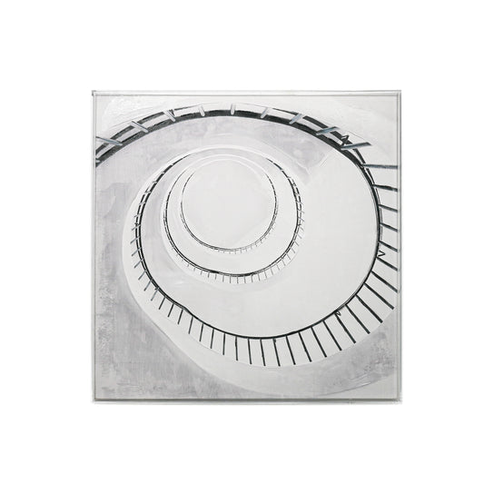Tableau SPIRALE sur toile 85x85cm