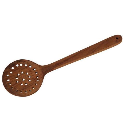 Cuillère écumoire en teck 35 cm