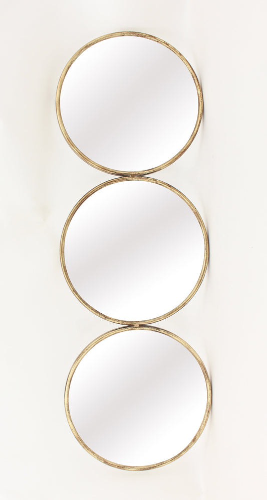 Miroir TRICERCLE H105x35cm