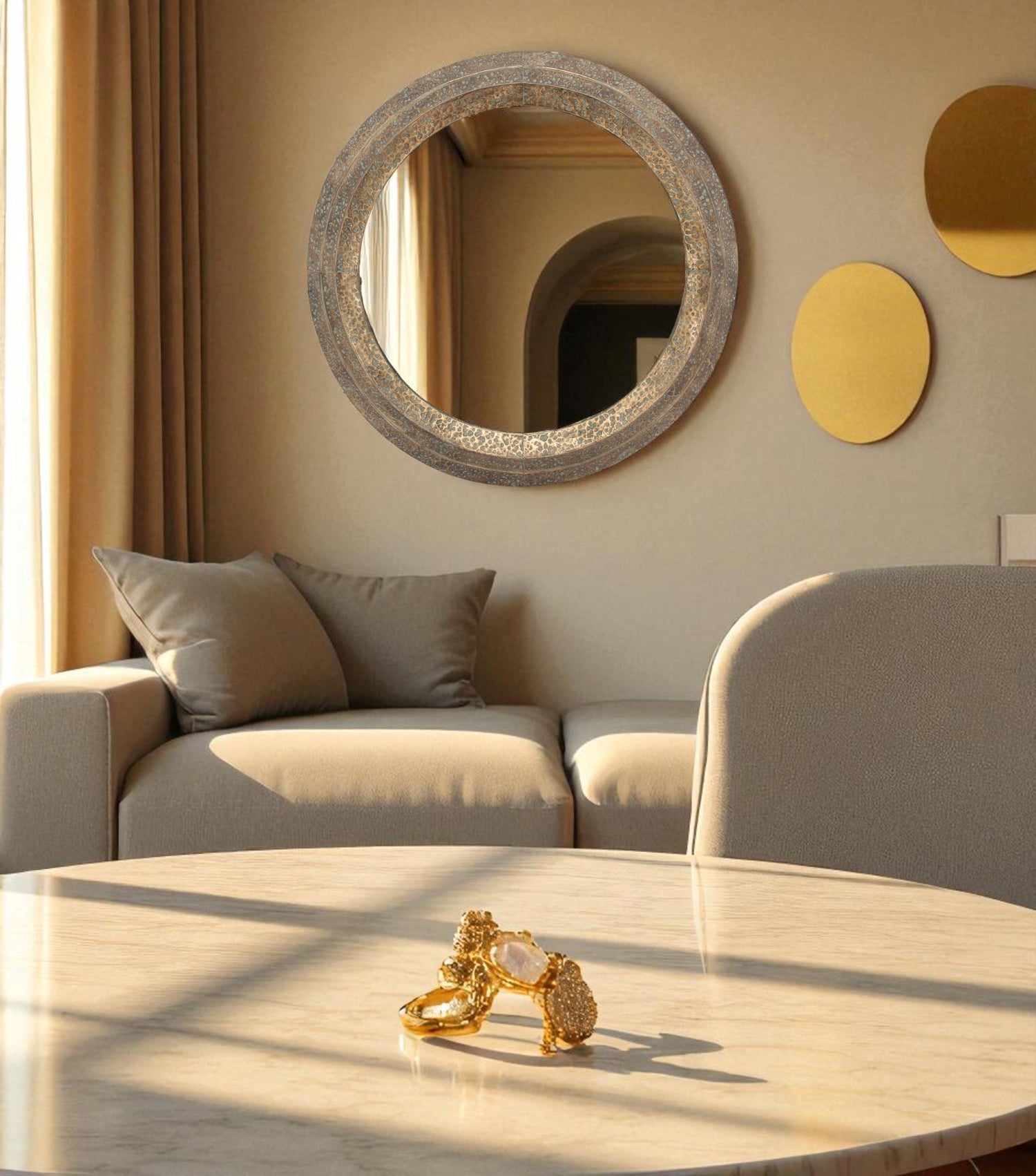 Miroir ROND CONIQ D91cm