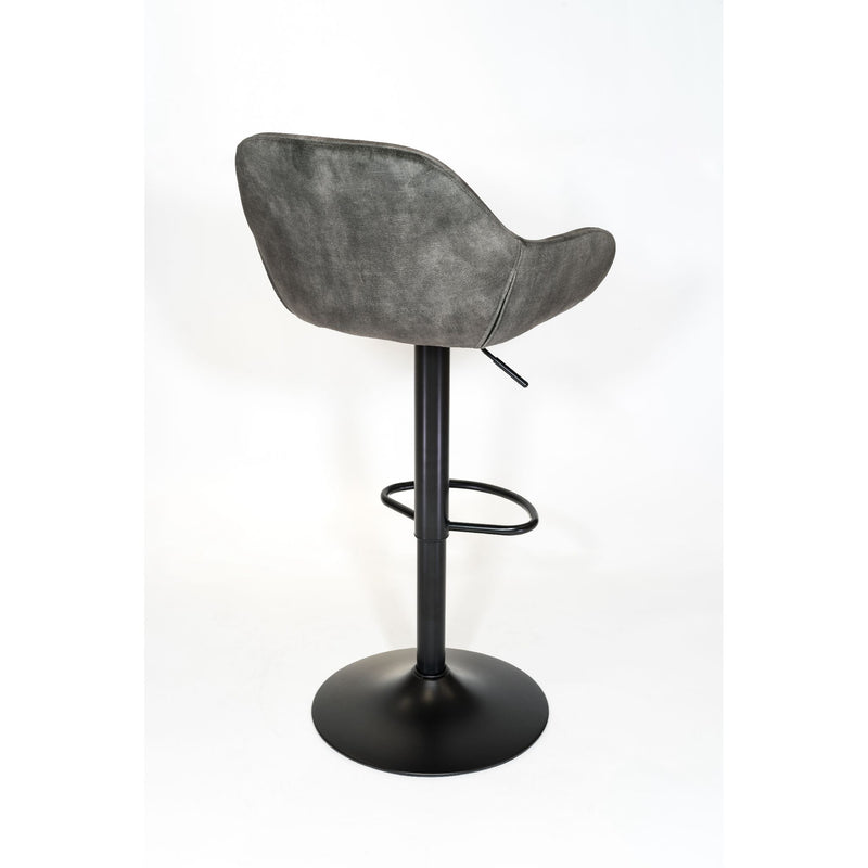 Tabouret de bar soman velours Bronze 51x51xH107cm