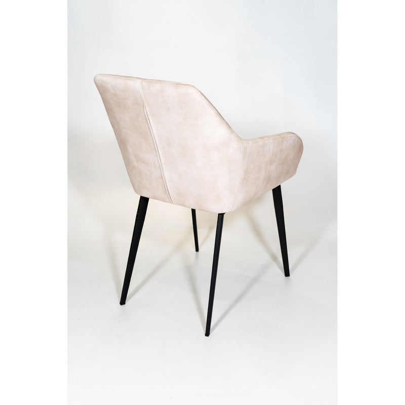 Chaise SOMAN velours Sable 57x61xH82cm