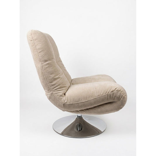 Fauteuil Relax BOTON Taupe 93x72xH93 cm