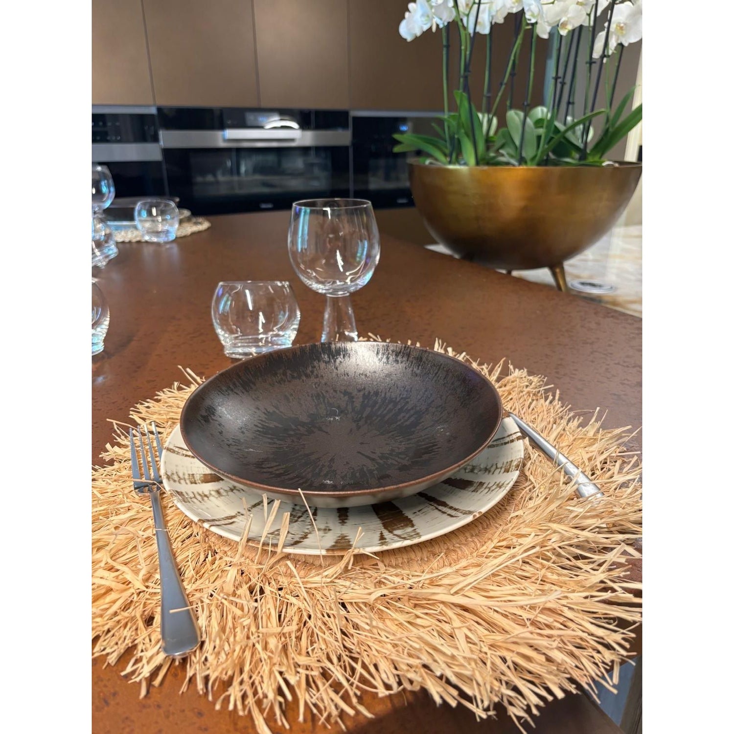 Sous-Assiette SPIRALE Rafia D35cm