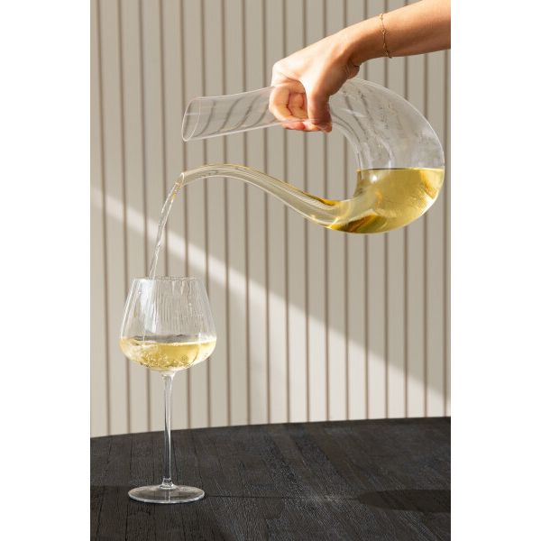 CARAFE U VERRE 15.5x11x40cm
