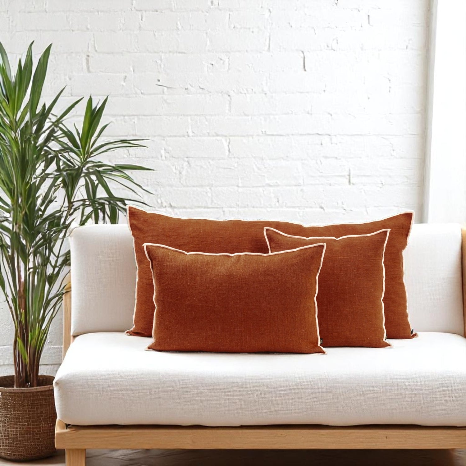 Housse de coussin CHENNAI BRICK 45X45cm