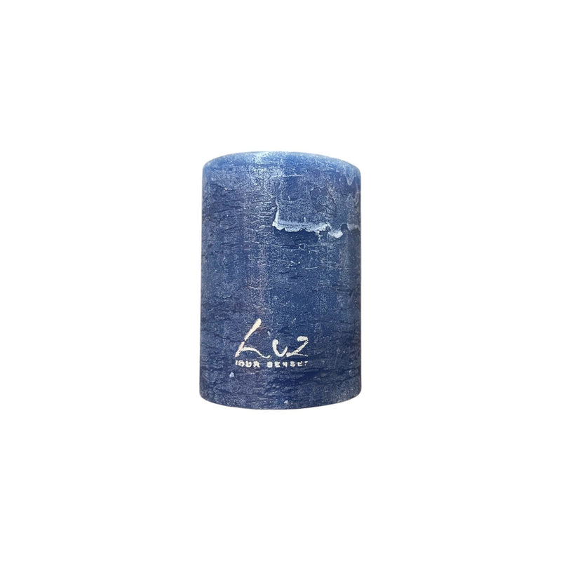 Bougies Luz bleu foncé Ø6xH8 cm