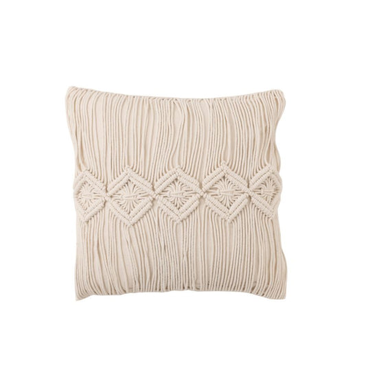 COUSSIN COSY BLANC 46x46x12cm