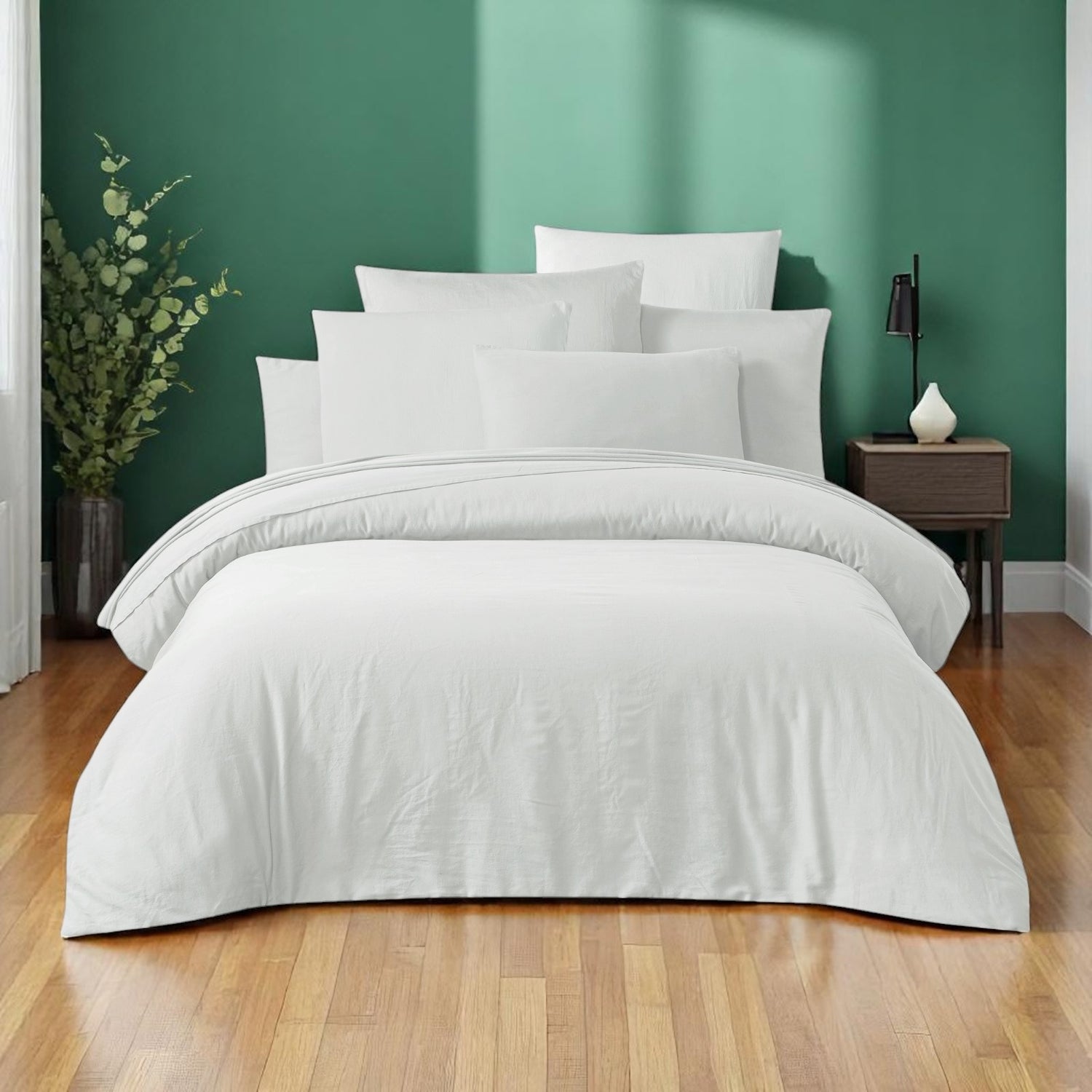 Taie d'oreiller TALOA BLANC 80X80cm