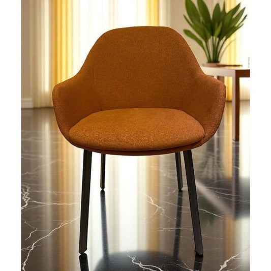Fauteuil Repas PADE Tissu Cannelle 60x58xH81cm