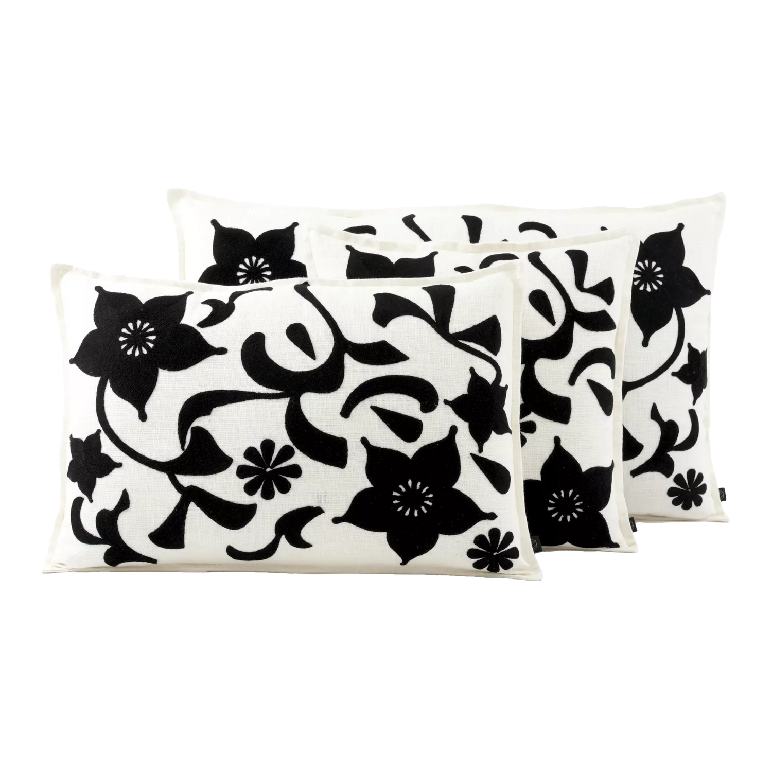 Coussin CHIARA NOIR 50X80cm