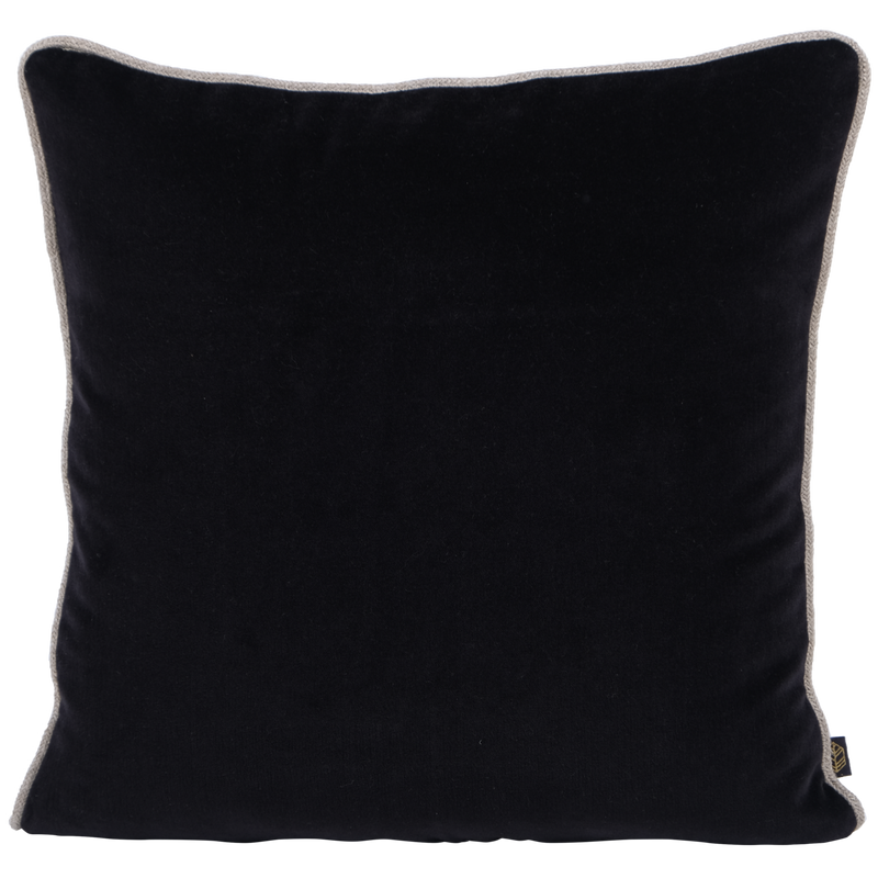 Housse de coussin NEW DELHI NOIR 80X80cm